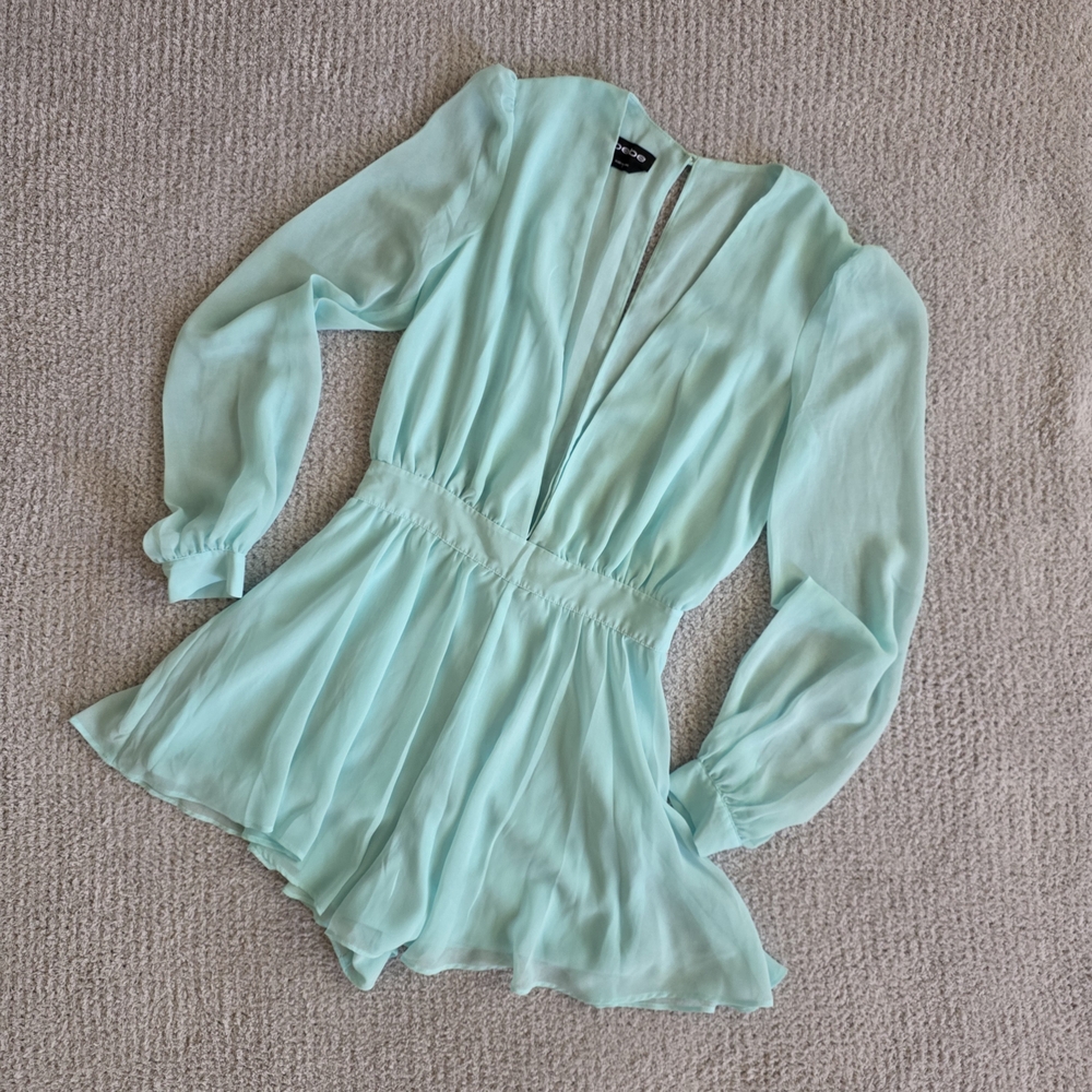 Bebe Deep V Romper